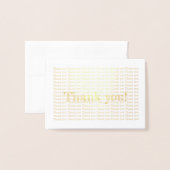Folie Hartelijk dank Kaarten (Voorkant met envelop)