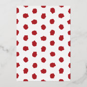 Folie Hartfoto Valentijnsdag platte Kaart (Achterkant)