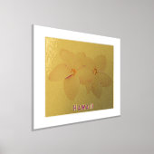 Folie Hawaii Plumeria Flower Print (Laagn)