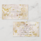 Folie herfst Herfst Grungy Gold Cement Verspreid Visitekaartje (Voorkant / Achterkant)