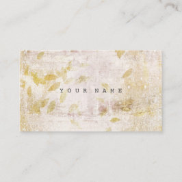 Folie herfst Herfst Grungy Gold Cement Verspreid Visitekaartje