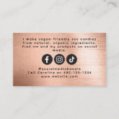 Folie het Visitekaartje van de Kaartenmaker van he Contactkaartje (Achterkant)