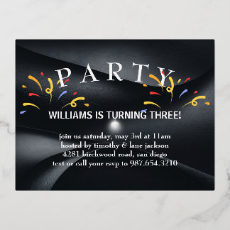 Folie Holiday Post Kaart verjaardagsfeestje