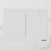 Folie Holiday Post Kaart verjaardagsfeestje (Achterkant)