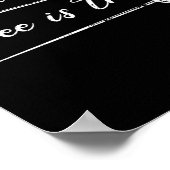 Folie is kunst Saber is theater Europa is waarheid Poster (Hoek)