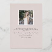 Folie jaar | Aankondiging Afstuderen verticale fot (Achterkant)