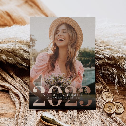 Folie jaar | Aankondiging Afstuderen verticale fot