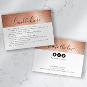 Folie Kaarsenzorg delen de Kaart Liefde invoegen Contactkaartje