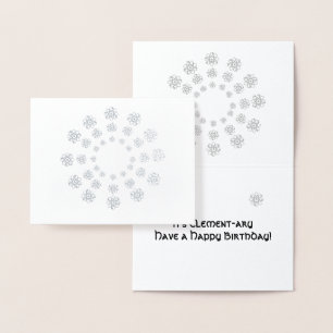 Folie Kaart - Atomen in concentrische cirkels