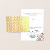 Folie Kaart / bruiloft uitnodigingskaart (Display)