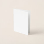 Folie-kaart Folie Kaarten<br><div class="desc">Creëer uw eigen witte,  personaliseerbare,  minimalistische stijl die gemakkelijk kan worden bijgewerkt met uw foto en tekst. Als u hulp nodig heeft bij het personaliseren van dit product,  neem dan contact met mij op via de onderstaande berichtknop en ik zal u graag helpen.</div>