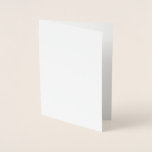 Folie-kaart Folie Kaarten<br><div class="desc">Maak het echt van jou met dit eenvoudige witte minimalistische ontwerp. Voeg gewoon je foto en tekst toe om het op jouw manier aan te passen. Hulp nodig bij personalisatie? Druk op de berichtknop hieronder - ik zou graag willen helpen!</div>