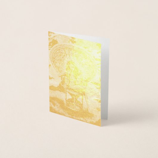 FOLIE KAART, MOOI BOHO AFBEELDING KAARTEN (Voorkant)