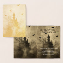 Folie Kaart Vibes Only - Halloween Kaart