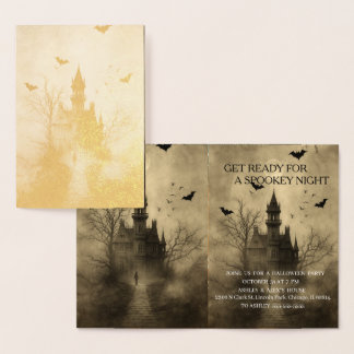 Folie Kaart Vibes Only - Halloween Kaart