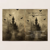 Folie Kaart Vibes Only - Halloween Kaart (Binnen)