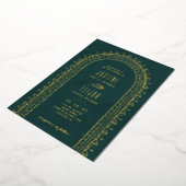 Folie kerk - Uitnodiging tot Blauwgroen huwelijk (Gedraaid)