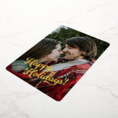 Folie Kerst Foto Kaart (Gedraaid)