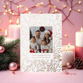 Folie Kerst Kaarten Sjablonen 2 Foto's Botanisch