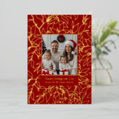 Folie Kerst Kaarten Sjablonen Familie 2 Foto's (Staand Voorkant)