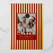 Folie Kerst Kaarten Sjablonen Familie 2 Foto's (Voorkant)