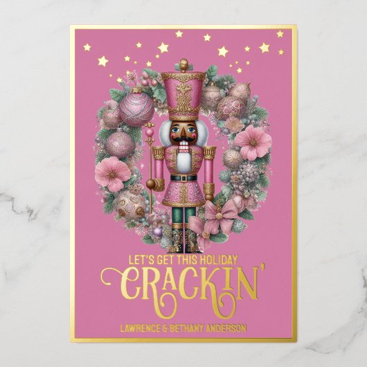 Folie Kerstkaart Folie Feestdagenkaart (Voorkant)