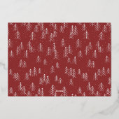 Folie Kerstmis 2-fotofeestdag Folie Feestdagenkaart (Achterkant)