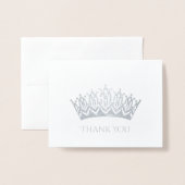 Folie Kroon - Hartelijk dank - Kaart (Voorkant met envelop)