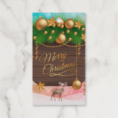 Folie Label, echte metalen folie, Cadeaulabels (Achterkant)