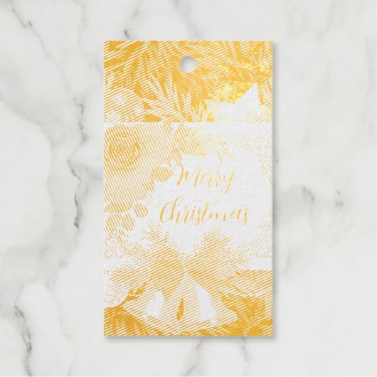 Folie Label, echte metalen folie, Cadeaulabels (Voorkant)