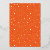 Folie Laten we Spooky Halloween Birthday Party hal Folie Uitnodiging (Achterkant)