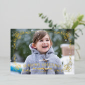 Folie  Lijst Groetings Holiday Kaart (Staand Voorkant)