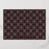 Folie  Lijst Groetings Holiday Kaart (Achterkant)