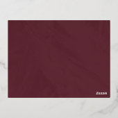 Folie  Lijst Kaart accommodatie - maroon (Achterkant)