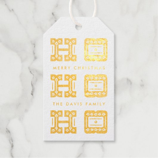 Folie  Lijst  kerstcadeLabel Cadeaulabels (Voorkant)