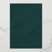 Folie Lijst Opslaan Datum Kaart - Blauwgroen (Achterkant)