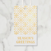 Folie  Lijst Vergroting van het seizoen Gift Label (Voorkant)