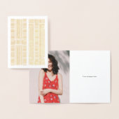 Folie Lineaire Hi Modern Typografische Note Card Kaarten (Display)