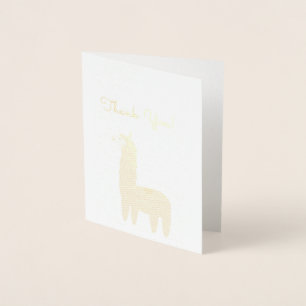 Folie Llama Dank u kaart