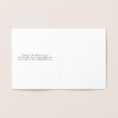 Folie Llama Dank u kaart (Binnen)