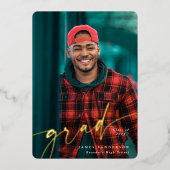 Folie Manuscript Twee Aankondiging van het Afstude (Voorkant)