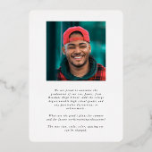 Folie Manuscript Twee Aankondiging van het Afstude (Achterkant)