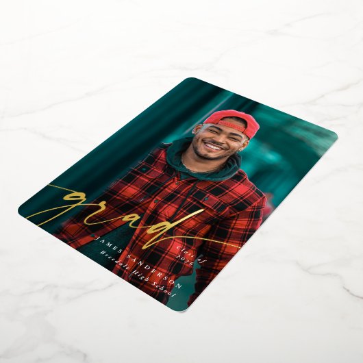 Folie Manuscript Twee Aankondiging van het Afstude (Gedraaid)