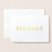 Folie Mapel zonder Thanksgiving Folie Kaarten (Met envelop)