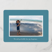 Folie Mele Kalikimaka Merry kerstfeestdag Kaart (Achterkant)