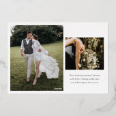 Folie Merry and Married Holiday Photo Card Folie Feestdagenkaart (Achterkant)