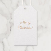 Folie met gouden kerstbomen - Labels met cadeaus (Achterkant)