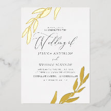 Folie met gouden persing Let bijzonder elegant bru