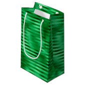 Folie met groene streep klein cadeauzakje