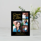 Folie met snoepje opslaan Briefkaart datum (Staand Voorkant)